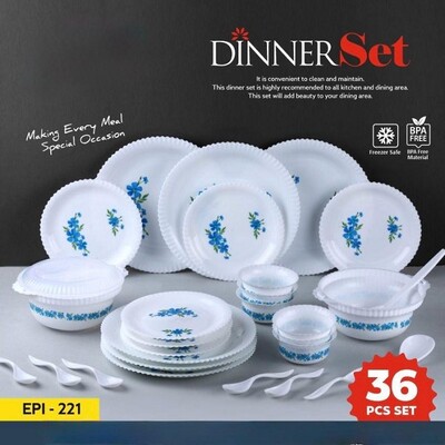 36 Pcs Plastic Dinner Set - EPI-221